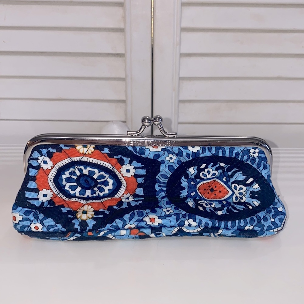 Vera Bradley Kisslock Keys Eyeglass Case